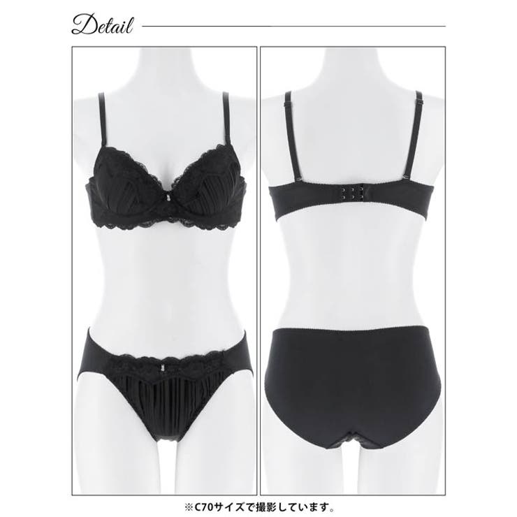ミステリアスブルームレースブラジャー＆フルバックショーツ | Dazzy | 詳細画像12 