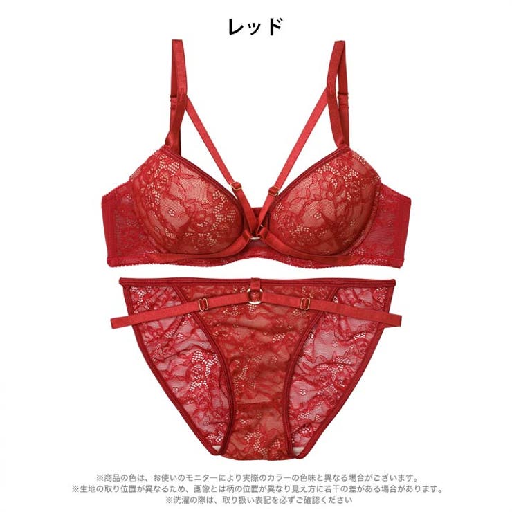 ピュアチュールフラワーブラジャー&フルバックショーツ | Dazzy | 詳細画像10 