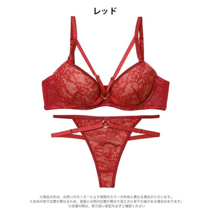ドラマティックコードレースブラジャー&バック透けTバックショーツ | Dazzy | 詳細画像10 