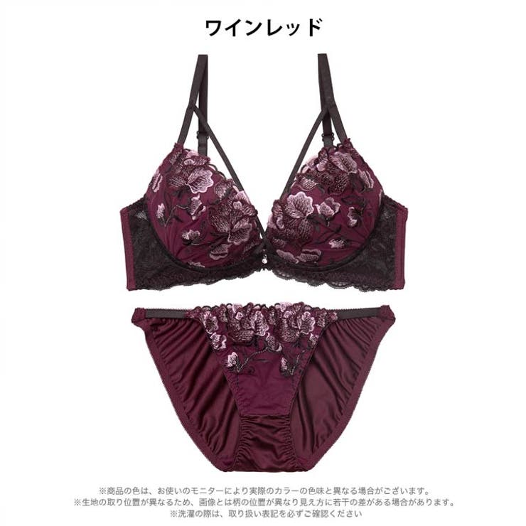 【三上悠亜着用】グロリアスコードフラワーブラジャー&フルバックショーツ | Dazzy | 詳細画像10 