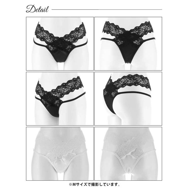 クロスレーシィストリングTバックショーツ単品 | Dazzy | 詳細画像6 