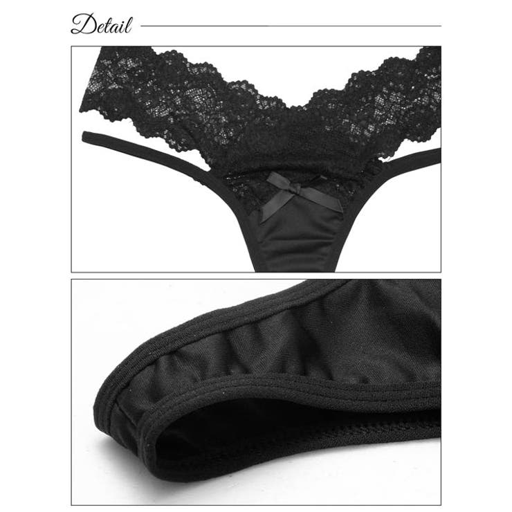 クロスレーシィストリングTバックショーツ単品 | Dazzy | 詳細画像7 