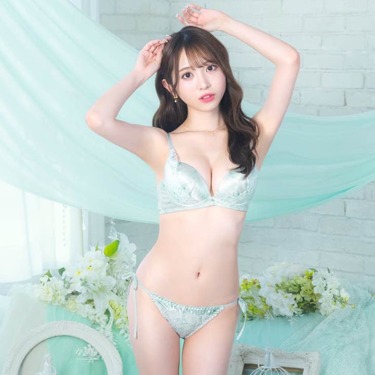 [かとゆり着用][EFサイズ]エフェメラルバタフライロゼブラジャー&サイド紐フル… | Dazzy | 詳細画像2 