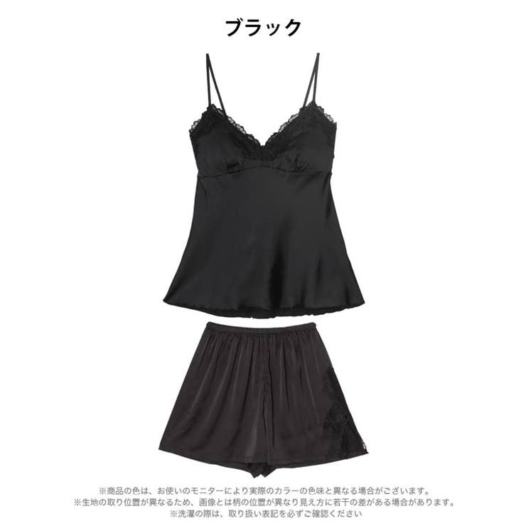 サテンレーススリットルームウェア | Dazzy | 詳細画像8 