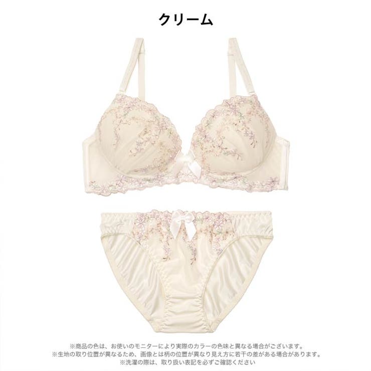 パステルフルーレットブラジャー&フルバックショーツ | Dazzy | 詳細画像7 