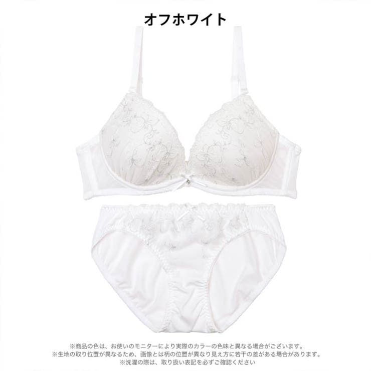 フェミニングローフラワーブラジャー&フルバックショーツ | Dazzy | 詳細画像7 