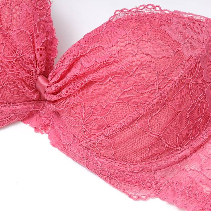 【3点セット】ロマンティックリボンレース脇高ブラジャー&バック透けフルバック&T… | Dazzy | 詳細画像12 