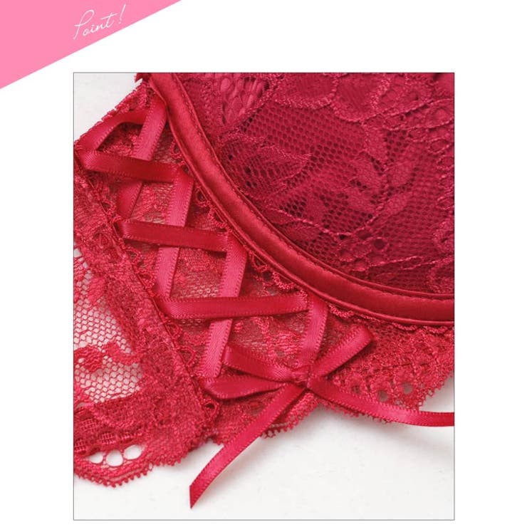 ミステリアスダークレーシィブラジャー&バック透けフルバックショーツ | Dazzy | 詳細画像11 