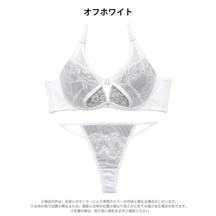 グラマラスヌーディレースブラジャー&Tバックショーツ | Dazzy | 詳細画像10 
