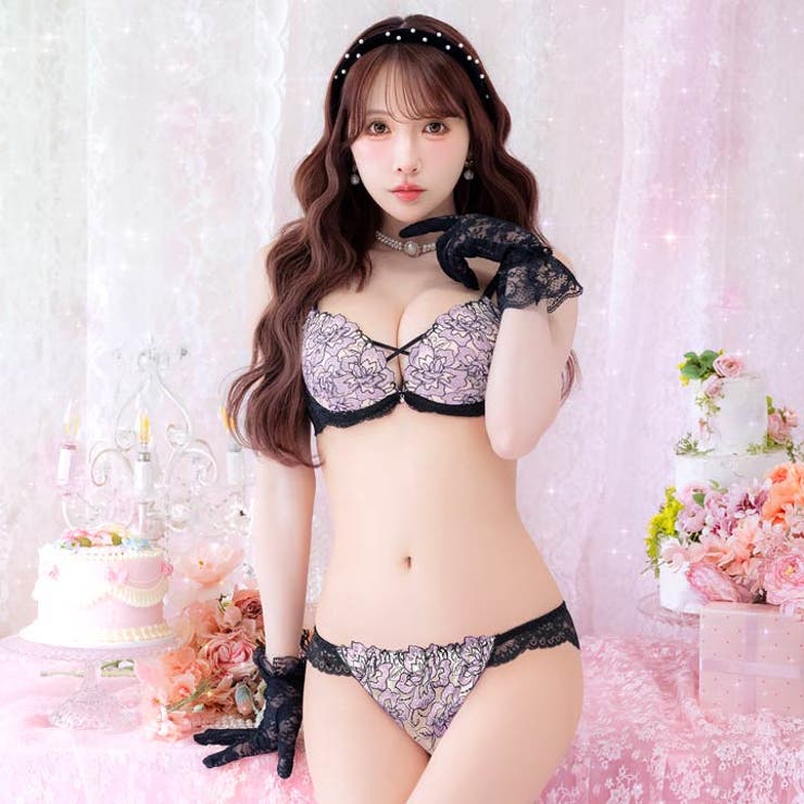 【三上悠亜着用】シャイニーブルームレースブラジャー&バック透けハーフバックショー… | Dazzy | 詳細画像5 