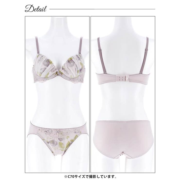 パステルロゼヴェールブラジャー&フルバックショーツ | Dazzy | 詳細画像16 