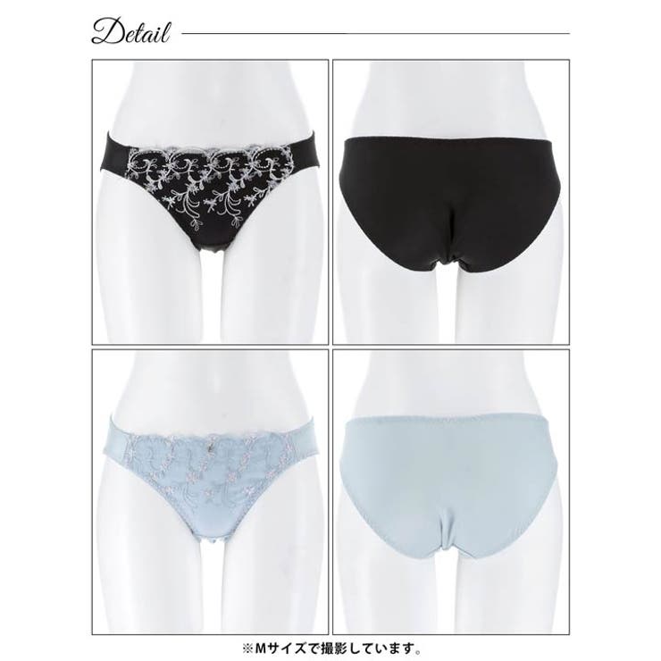 ボタニカルフラワーフルバックショーツ単品 | Dazzy | 詳細画像6 