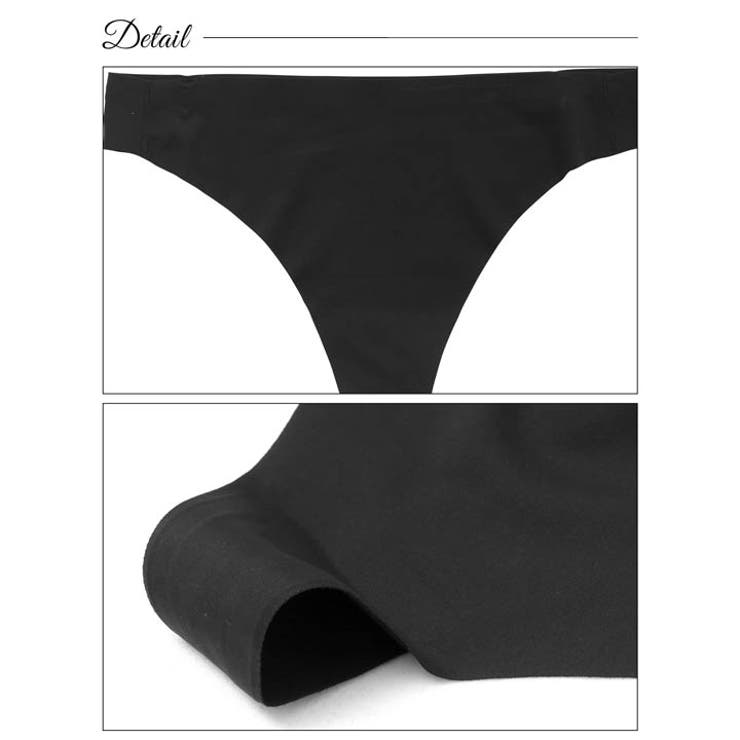 シームレスシンプルTバックショーツ単品 | Dazzy | 詳細画像8 