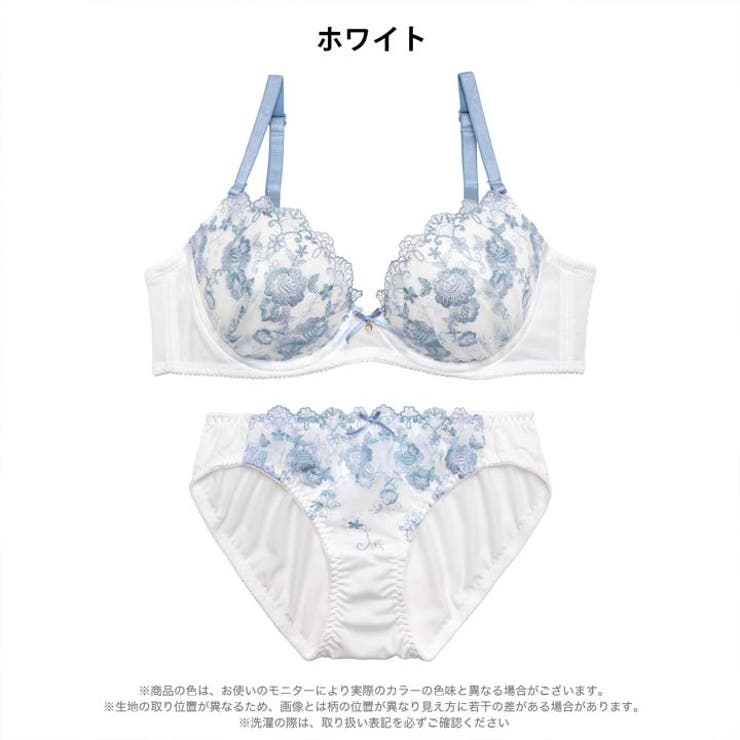 イノセントフラワーブラジャー&フルバックショーツ | Dazzy | 詳細画像7 