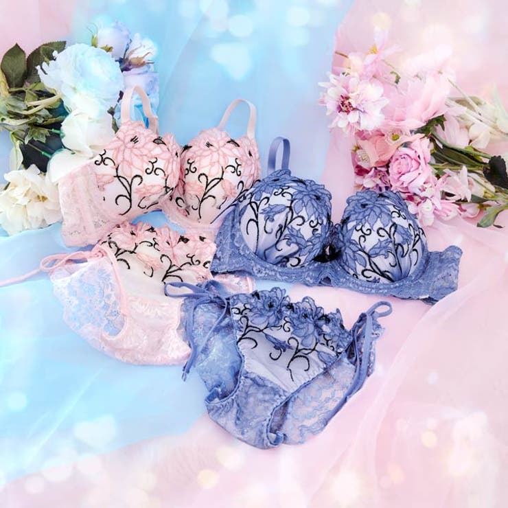 【三上悠亜着用】【EFサイズ】プレシャスフルール脇高ブラジャー&サイド紐バック透… | Dazzy | 詳細画像12 