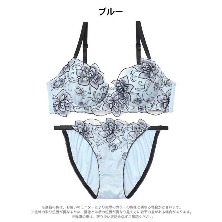 【三上悠亜着用】ブルーミングガーデンブラジャー&フルバックショーツ | Dazzy | 詳細画像12 