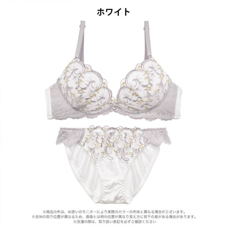 アラベスクフルールブラジャー&フルバックショーツ | Dazzy | 詳細画像7 