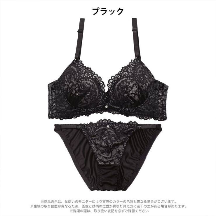 ノーブルレースアップ脇高ブラジャー&フルバックショーツ | Dazzy | 詳細画像8 