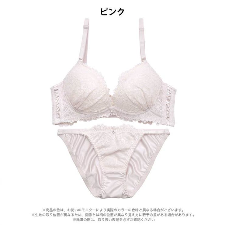 ノーブルレースアップ脇高ブラジャー&フルバックショーツ | Dazzy | 詳細画像9 