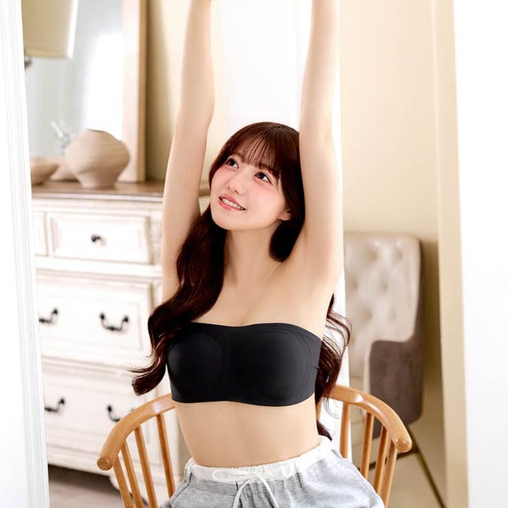 【ノンワイヤー】シームレスフィットチューブブラジャー単品 | Dazzy | 詳細画像3 