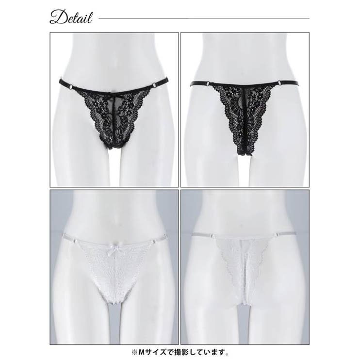 サイドストリングレースTバックショーツ単品 | Dazzy | 詳細画像7 
