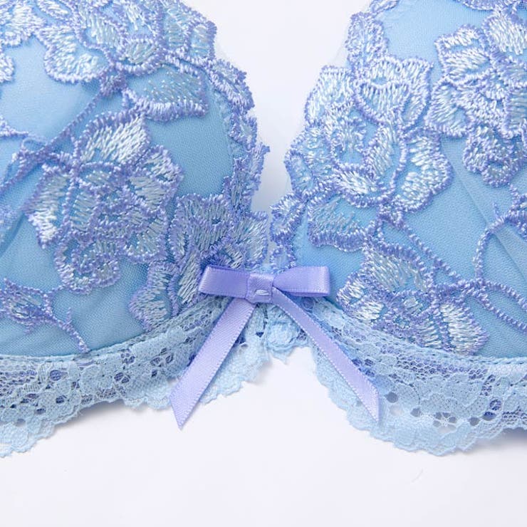 クラッシーフルールレース脇高ブラジャー&フルバックショーツ | Dazzy | 詳細画像10 