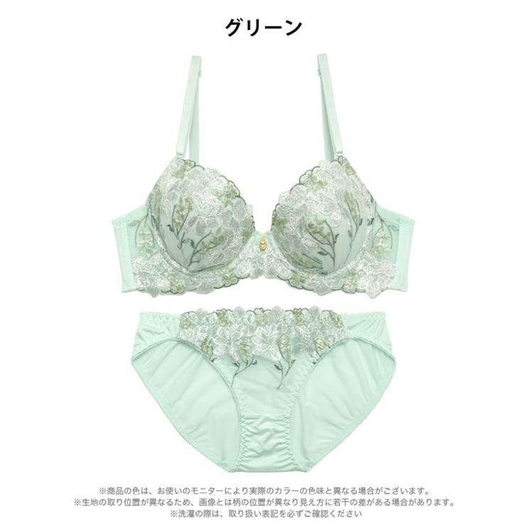スウィートフローラルブラジャー&フルバックショーツ | Dazzy | 詳細画像9 