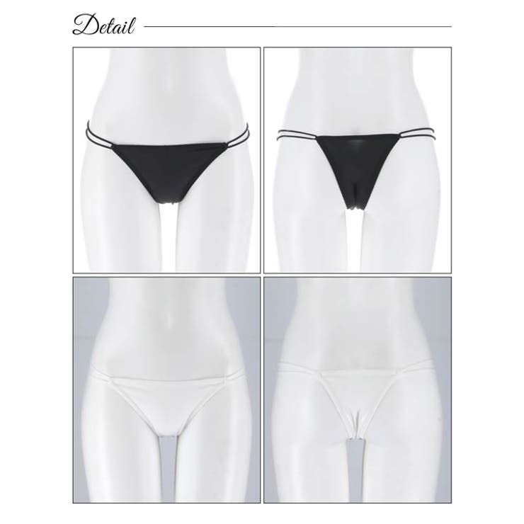 スリムダブルストリングTバックショーツ単品 | Dazzy | 詳細画像6 