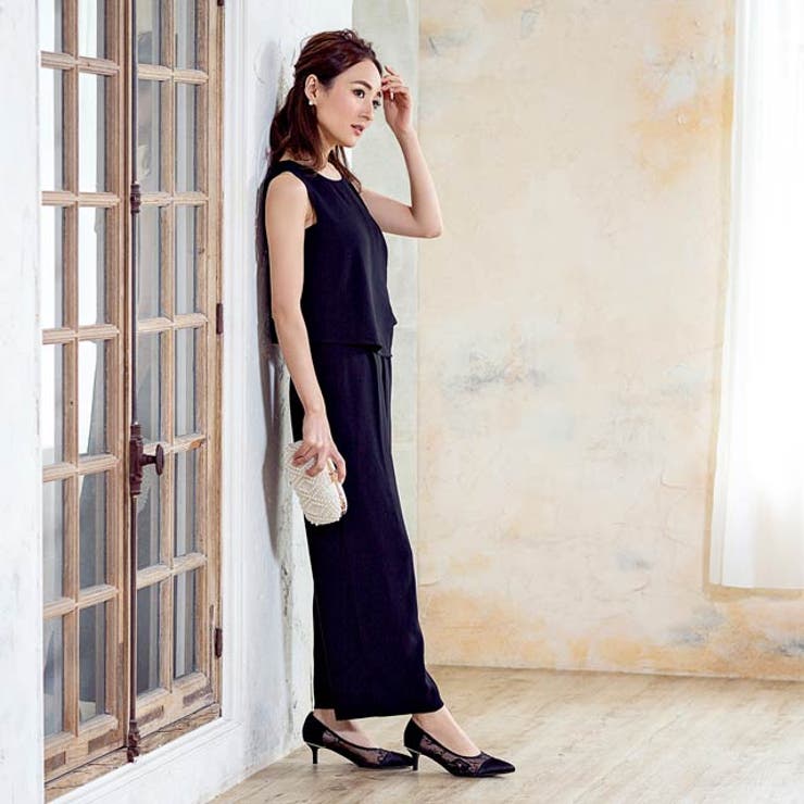 5cmヒール/シアーレースポインテッドトゥパンプス new | Dazzy | 詳細画像2 