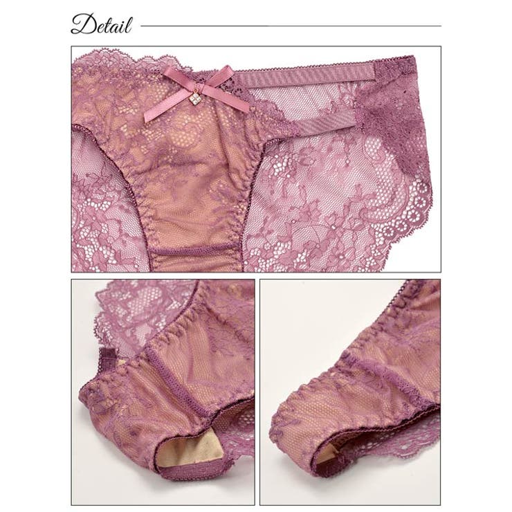 脇高ブラジャー ショーツ セット | Dazzy | 詳細画像10 