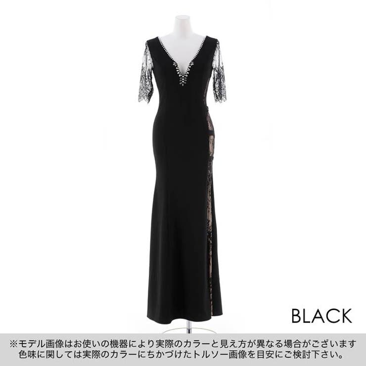 キャバ ドレス 胸元[品番：DY000018395]｜Dazzy（デイジー）の