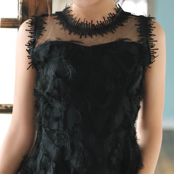 キャバ ドレス フェザー[品番：DY000020549]｜Dazzy（デイジー）の