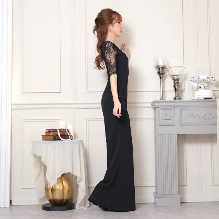 キャバ ドレス スリット入り[品番：DY000020603]｜Dazzy（デイジー）の