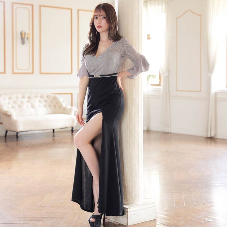 キャバ ドレス マーメイド[品番：DY000021504]｜Dazzy（デイジー）の