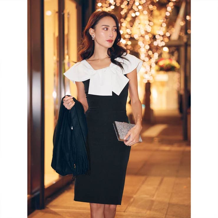 GIVENCHY ジバンシー 洋服 ドレス ワンピース ボレロ 美品 ワンピース ボレロ風 ギャザー[品番：DY000023569]｜Dazzy