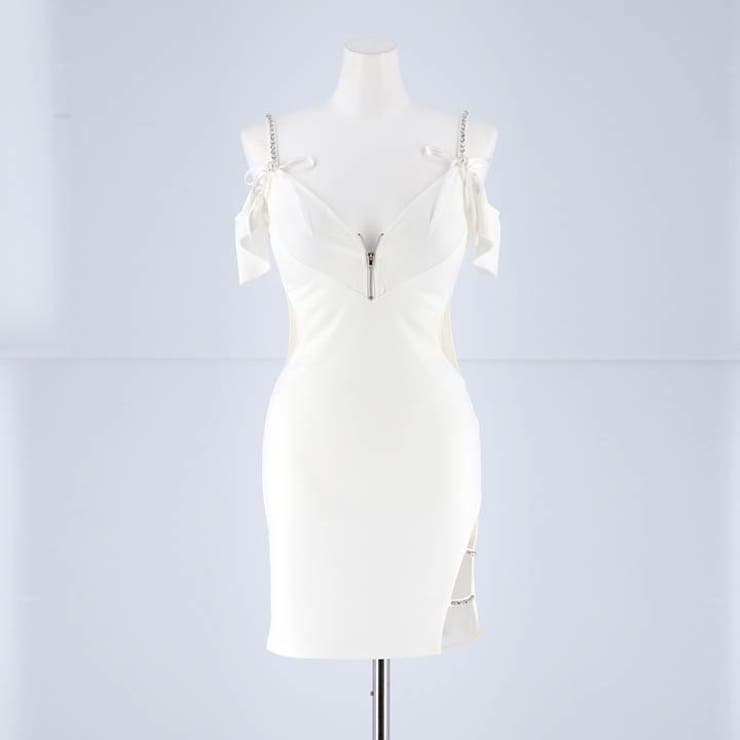 キャバ ドレス フロントジップ | Dazzy | 詳細画像12