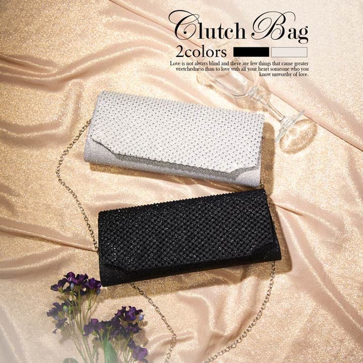 クラッチバッグ 結婚式 グリッター[品番：DY000024468]｜Dazzy