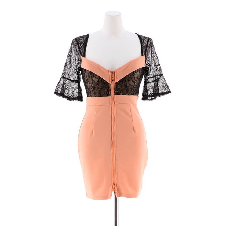 キャバ ドレス フロント[品番：DY000025551]｜Dazzy（デイジー）の  