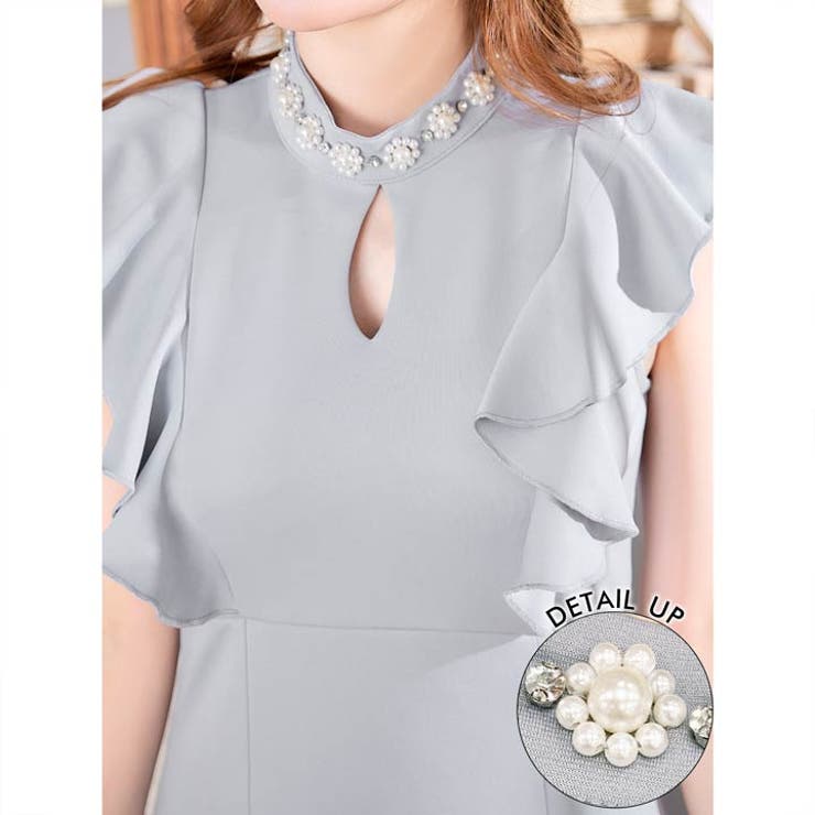 キャバ ドレス ハイネック | Dazzy | 詳細画像8 