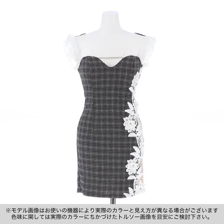 キャバ ドレス ツイードサイドシアー | Dazzy | 詳細画像11 