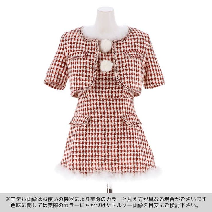 セットアップ レディース フェザーツイード[品番:DY000027277 セットアップ レディース フェザーツイード[品番:DY000027277