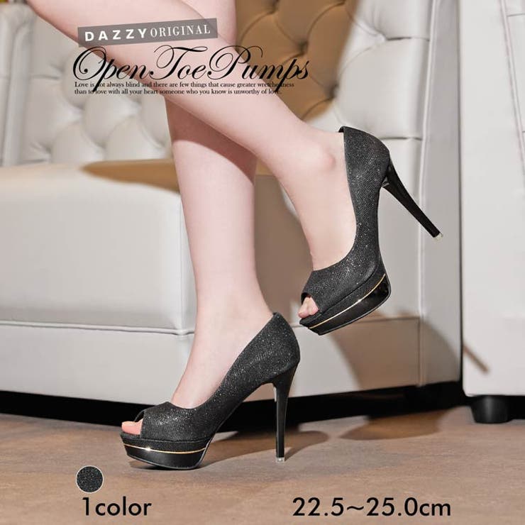 LOUIS VUITTON オープントゥーパンプス ピンク 24.5cm 替ヒール付