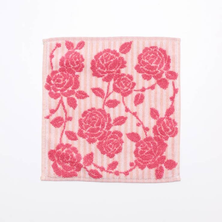 ストライプオールドローズタオルハンカチ | Dazzy | 詳細画像2 