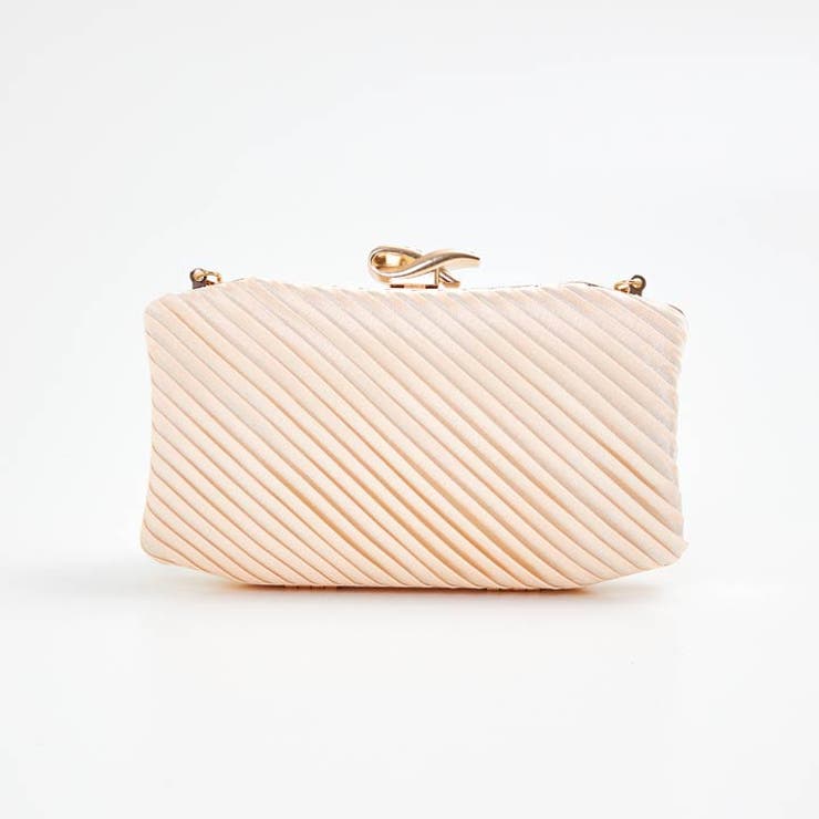 ショルダーバッグ レディースサテンプリーツ アシンメトリー | Dazzy | 詳細画像5 