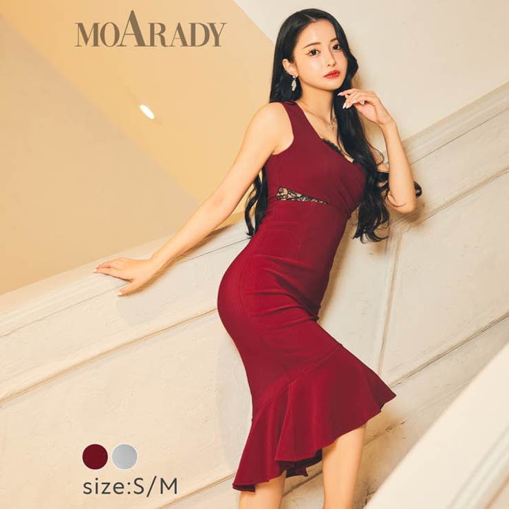 キャバドレス ノースリーブ シアーレース | Dazzy | 詳細画像1