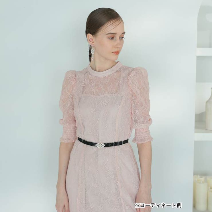 結婚式 およばれ ドレス総レース | Dazzy | 詳細画像8 