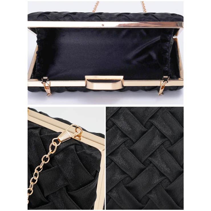 デイジーストア クラッチバッグ 結婚式ブレイドサテン | Dazzy | 詳細画像9 