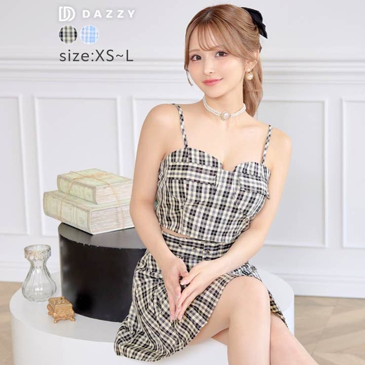幸せなふたりに贈る結婚祝い デイジーストア キャバドレス レトロチェック[品番：DY000029778 スーツ・フォーマル・ドレス