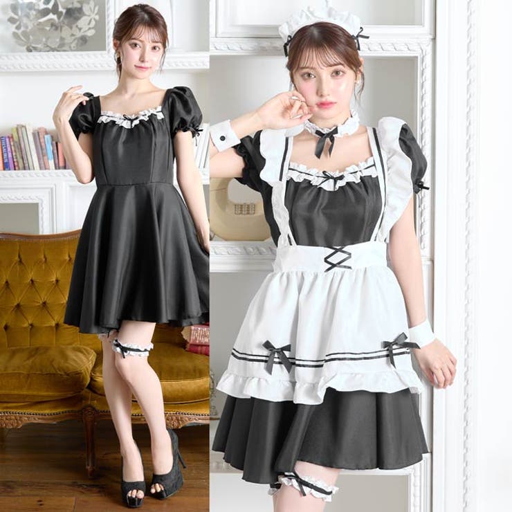コスプレ★メイド　ハロウィン着用 Amazon.co.jp: [EVOLUTER] メイド服 コスプレ ハロウィン