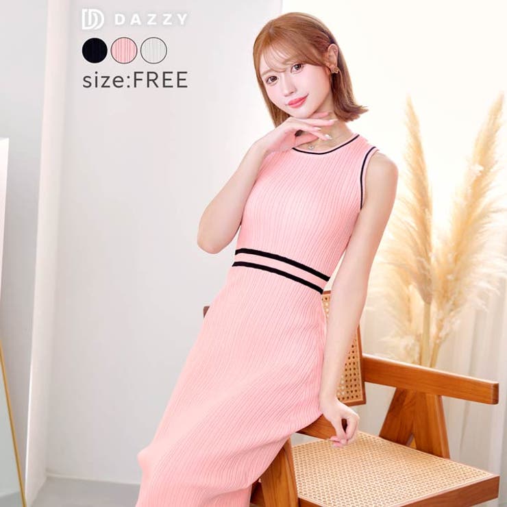 DAZZY ネイビーノースリーブミニワンピース S-L 2025年最新】dazzy store ノースリーブの人気アイテム - メルカリ